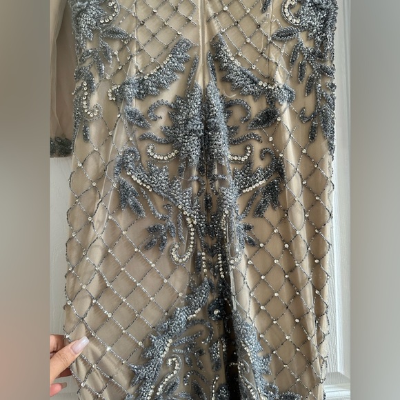 gorgeous dress worn once with alterations cost me 2000 fits size 4-6 - Picture 4 of 10